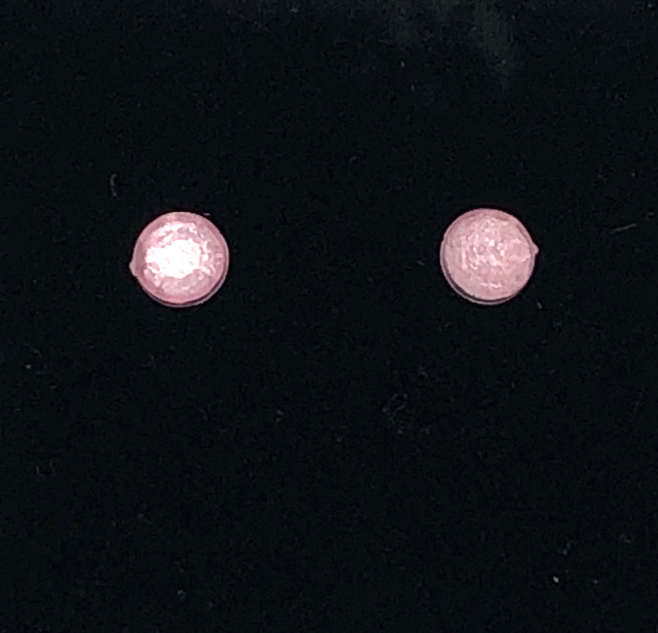 Rhinestone-look acrylic post earrings