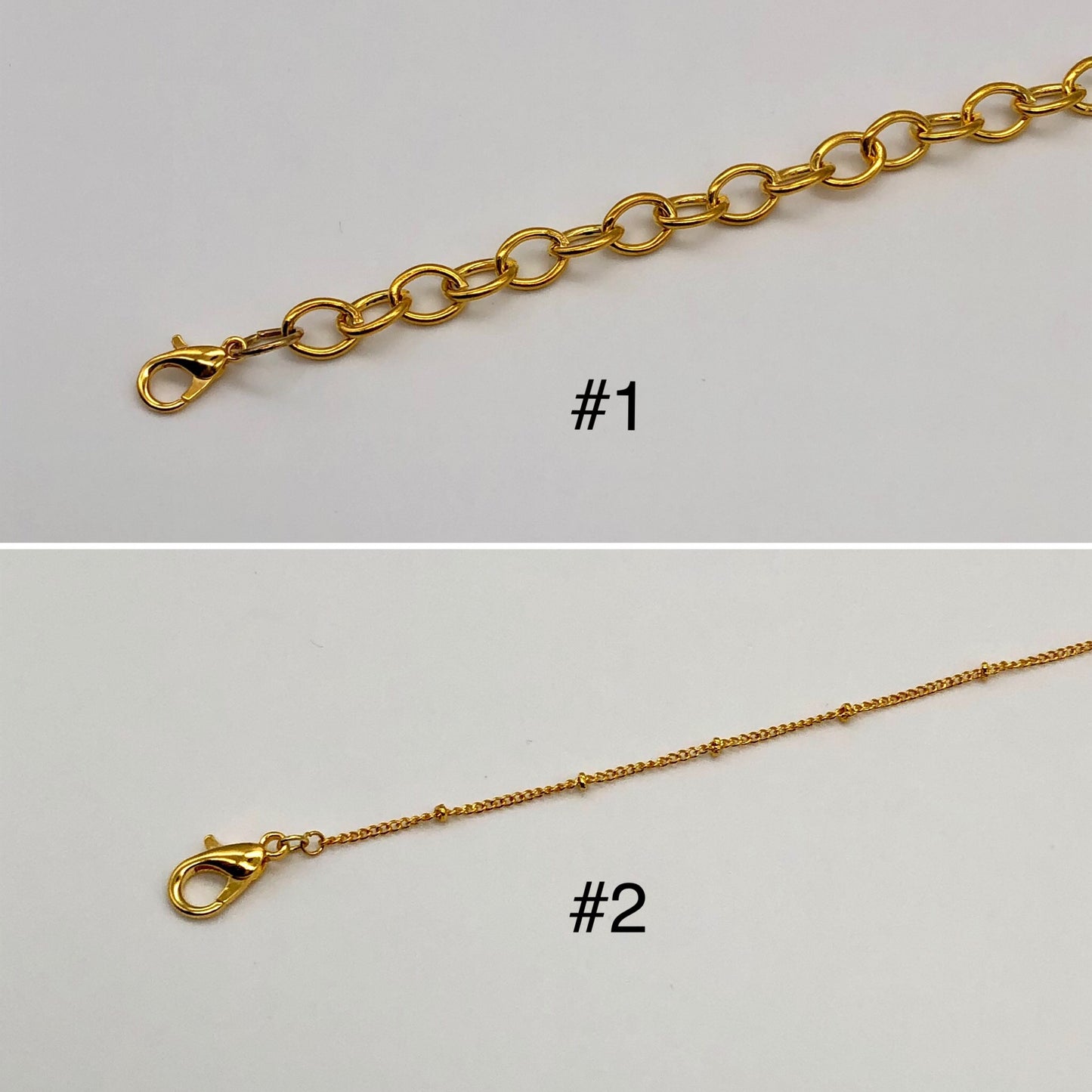 Gold face mask and eyeglass chain, lanyard, necklace