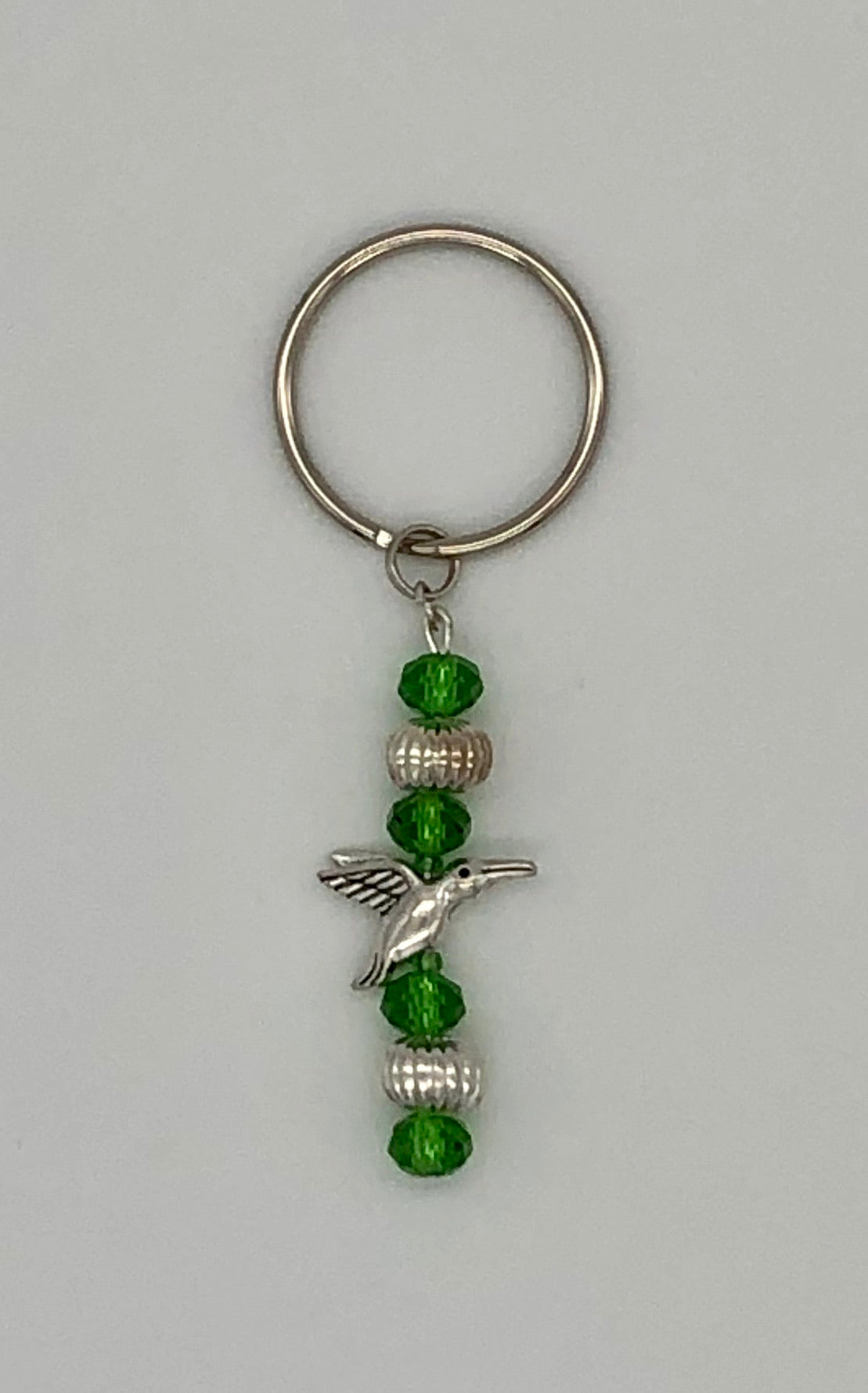 Glass bead keychains, keychains with charms